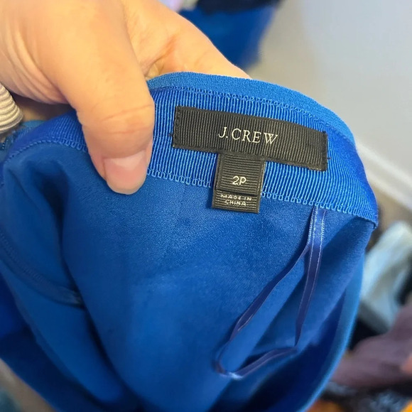 J CREW ROYAL BLUE PENCIL SKIRT - Picture 3 of 5